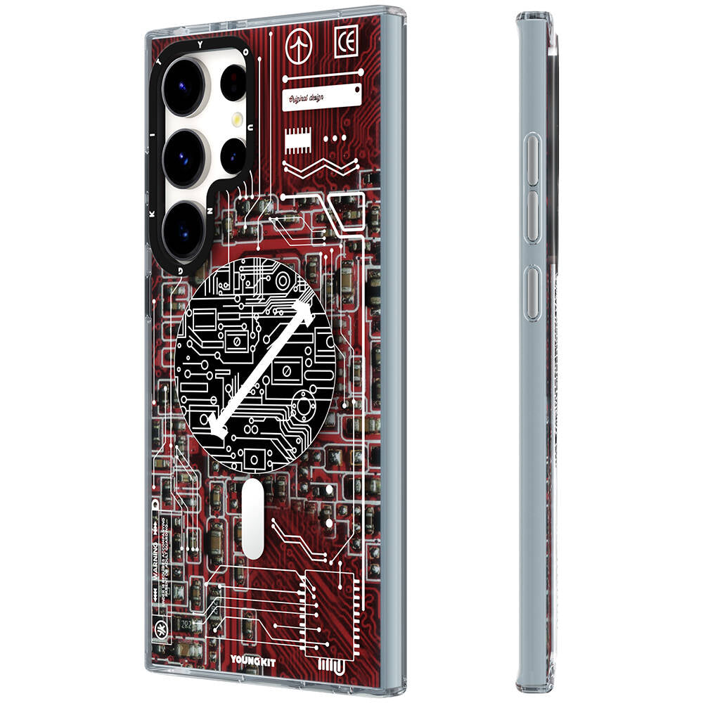 YoungKit Technology Serisi Galaxy S24 Ultra Kılıf Magsafe Şarj Özellikli Telefon Kılıfı - 6 YoungKit Technology Serisi Galaxy S24 Ultra Kılıf Magsafe Şarj Özellikli Telefon Kılıfı - 6